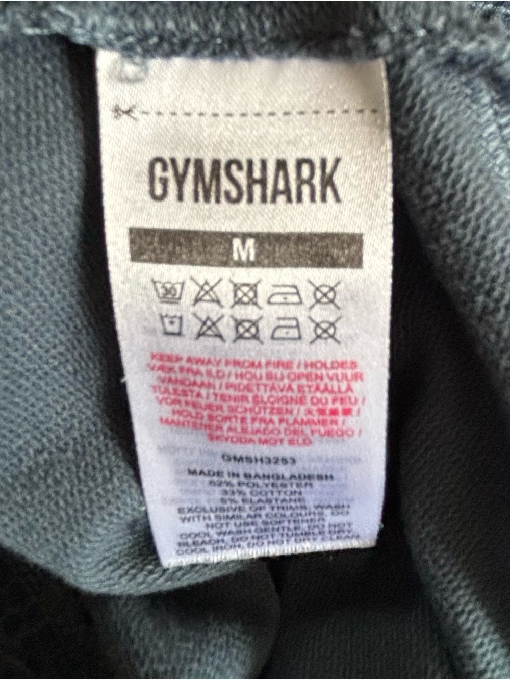 Gymshark Men's Blue Athletic Shorts Size M Elastic Waist Drawstring - Picture 5 of 6